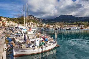 Hafen von Port de Soller, Mallorca
