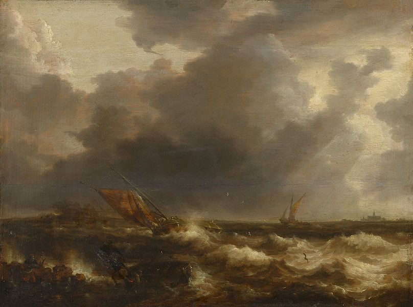 Stormy Sea, Bonaventura Peeters the Elder by Masterful Masters