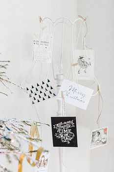 Christmas cards in winter light