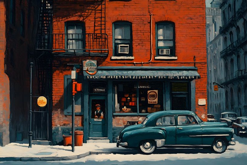 De winkel op de hoek van de straat van Skyfall