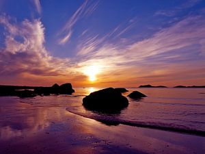 Coucher de soleil scandinave