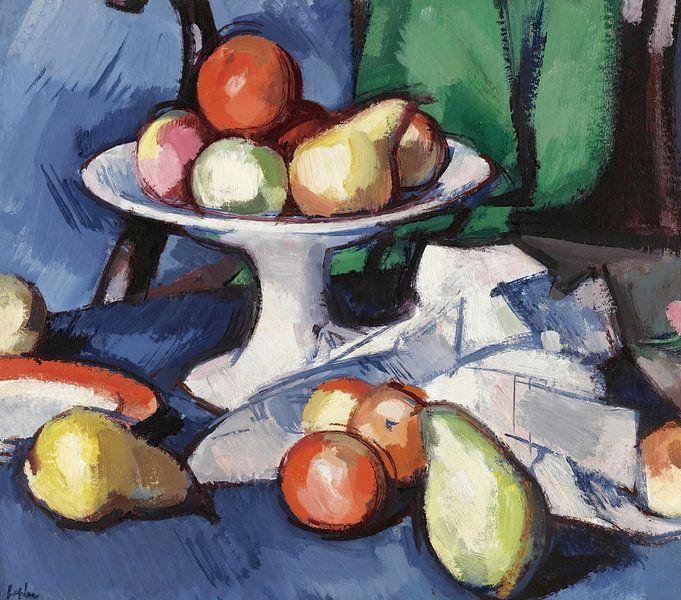 Früchtestilleben, Samuel John Peploe von Meisterhafte Meister