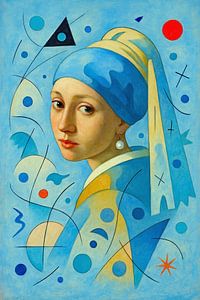 Mädchen mit Perlenohrring - Kandinsky