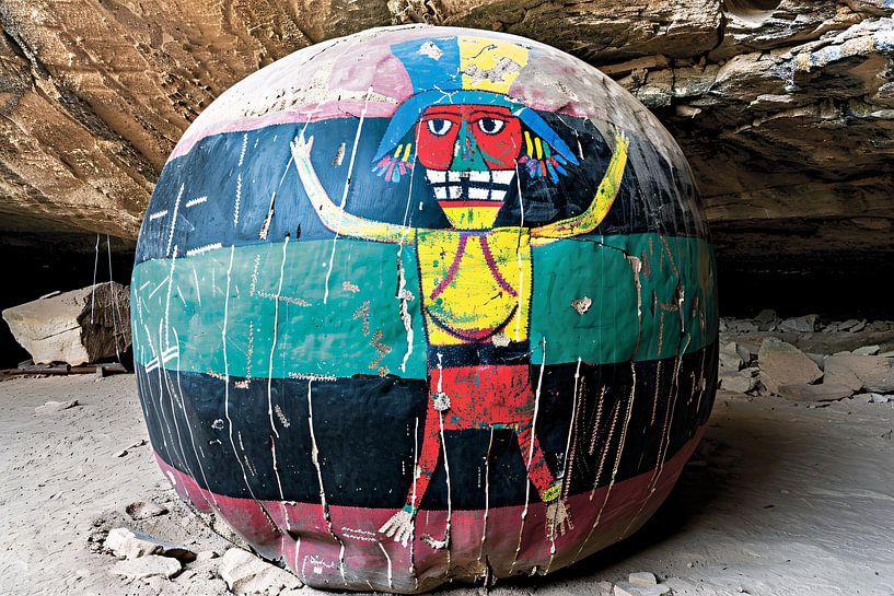 Surrealistisches Porträt in der Kugel von Art & Soul Creations