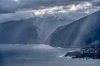 De kustlijn van Madeira.