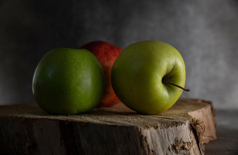 Stillleben mit drei Äpfeln von ChrisWillemsen