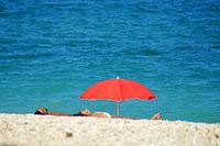 Op een Italiaans strand