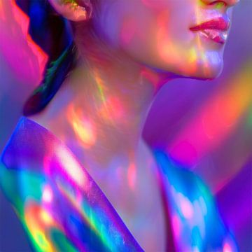Modern Aura Portret van Liese Sijbom