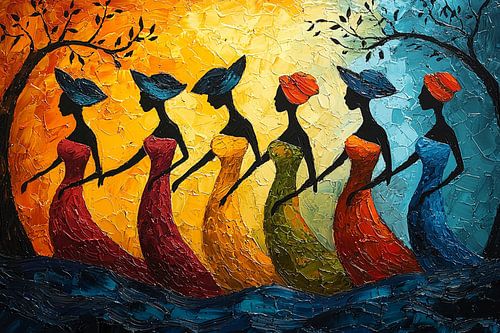 Afrikanische traditionelle Frauen