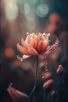 Wet Flower by Treechild