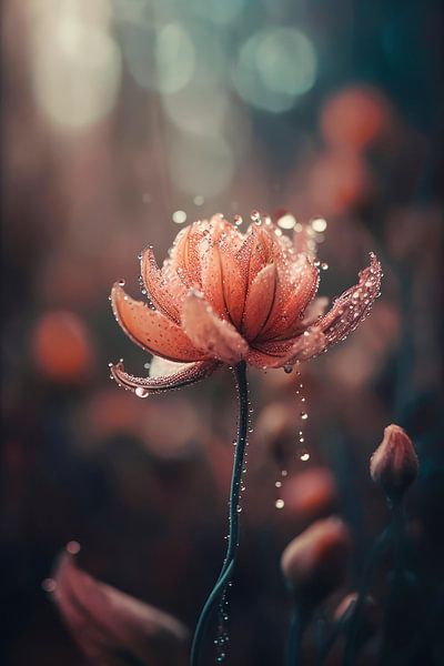 Wet Flower by Treechild