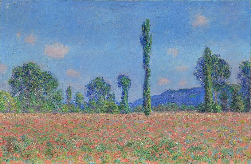 Mohnfeld, Claude Monet von Meesterlijcke Meesters