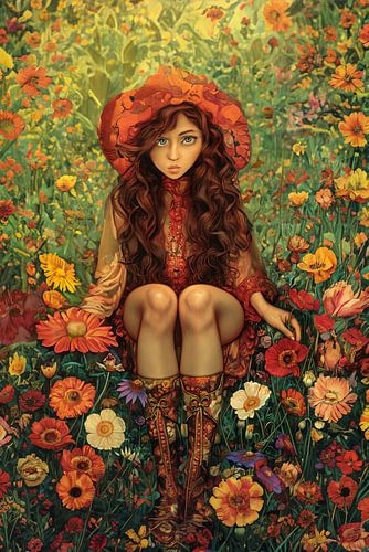 Flower-Power-Frauen