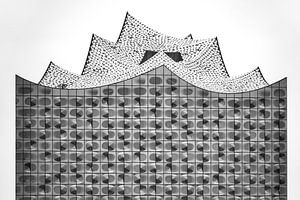 Hamburg - Elbphilharmonie Detailaufnahme