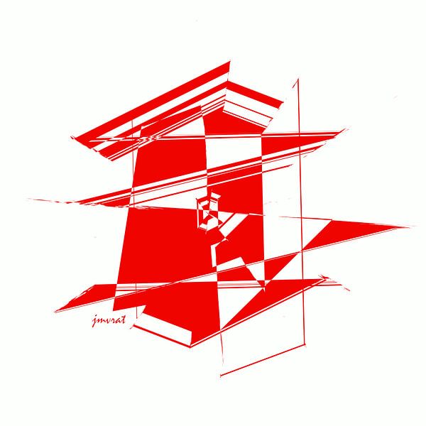Abstract Art JM0037-1 par Johannes Murat