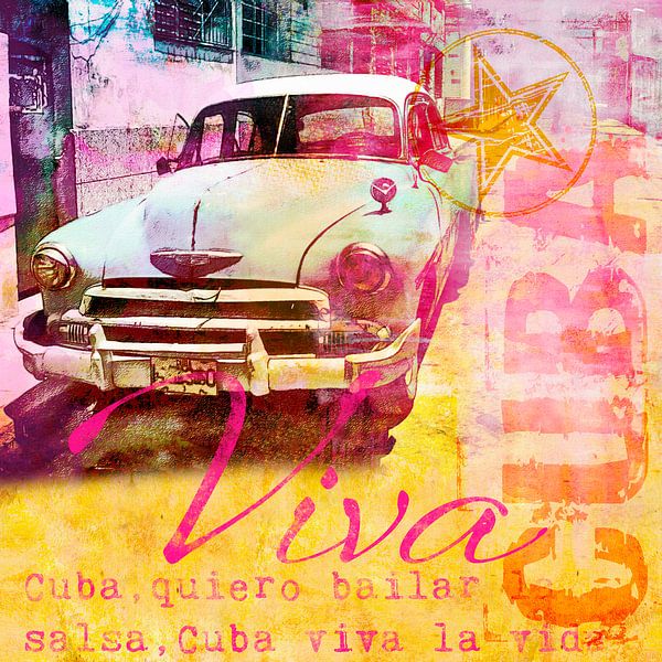 Viva Cuba Oldtimer von Andrea Haase