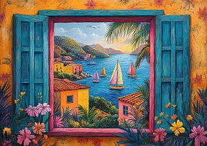 Henri Matisse inspiriert Open Window