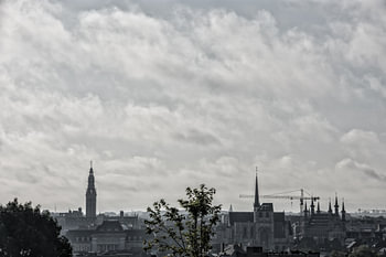 Skyline Leuven Cloudy Morning