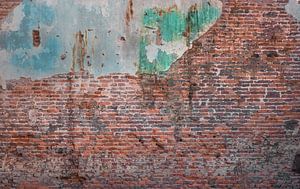 Alte Ziegelwand Fototapete 4