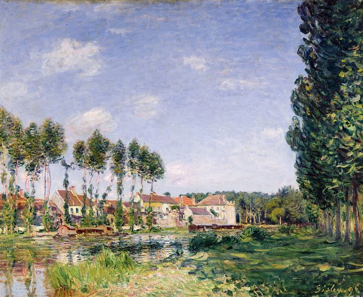 Alfred Sisley,Die Ufer des Loing von finemasterpiece
