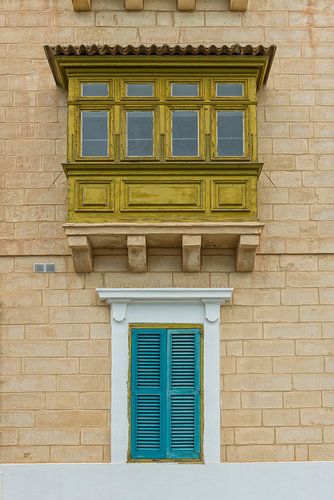 Façade de la maison Malte