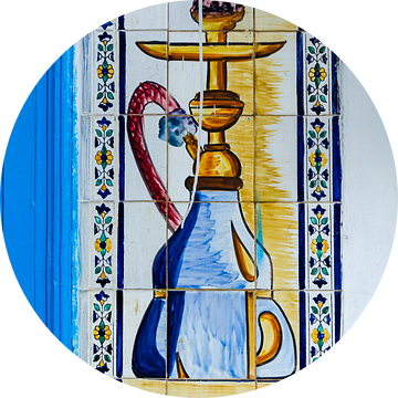 Waterleiding op tegels