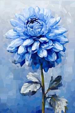 Stilleben Pixel Blume von But First Framing