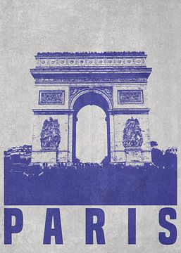 Arc de Triomphe in Paris by DEN Vector