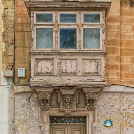 Old dilapidated façade, Malta