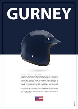Dan Gurney Racing Helmet by Theodor Decker