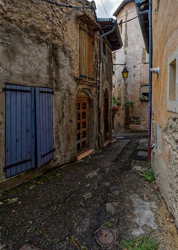 French cottages in old town Crest