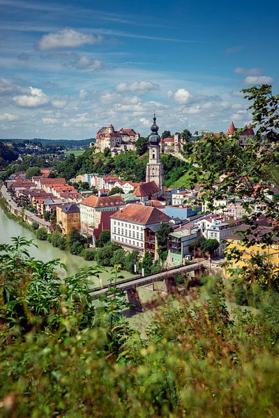 Burghausen an der Salzach von altmodern