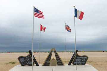 D-day monument in Normandië van Mark Bolijn
