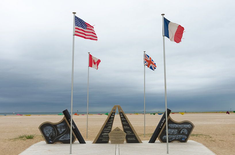 D-Day-Denkmal in der Normandie von Mark Bolijn