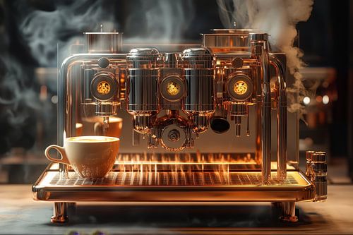 warme kop koffie of Cappuccino