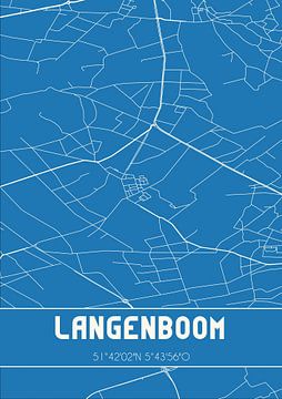 Blueprint | Map | Langenboom (North Brabant) by Rezona