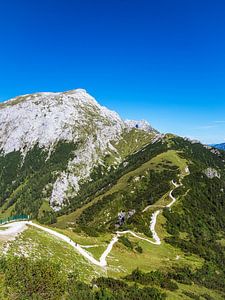 Blick vom Berg Jenner auf die Landschaft im Berchtesgadener Land