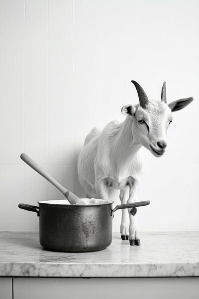 Chèvre bouillante par Poster Art Shop