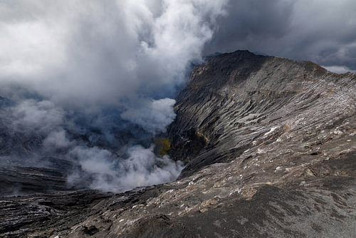 Mt Bromo krater