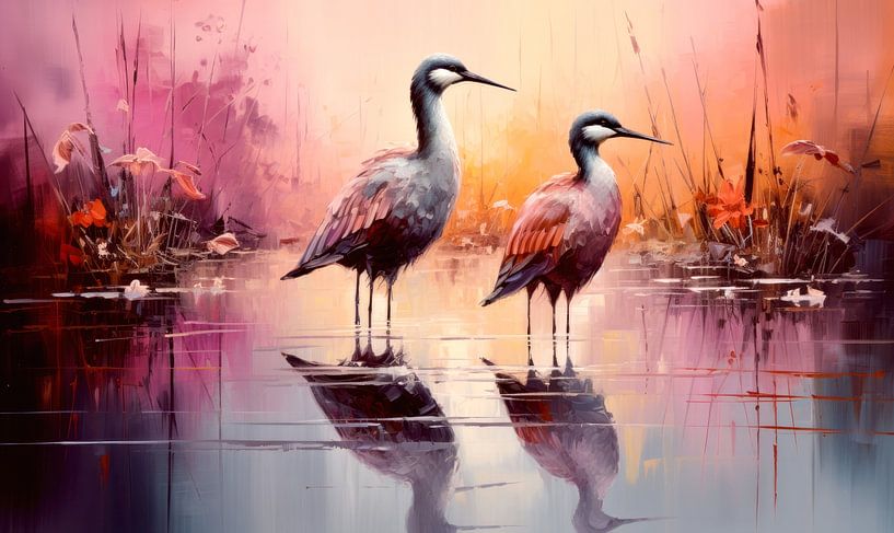 Bird Oil Painting by Virgil Quinn - Decorative Arts