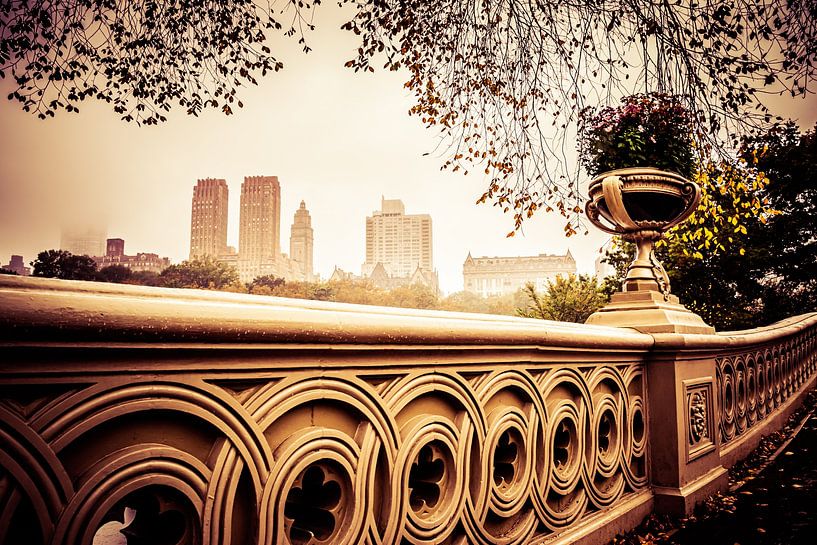 Bow Bridge New York City by Bianca  Hinnen