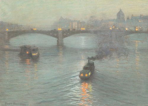 L. Birge Harrison~Goedenavond aan de Seine