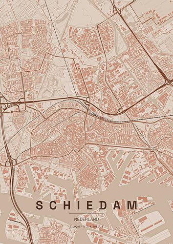 Schiedam Plattegrond