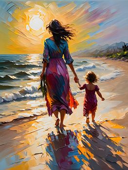 Pure happiness a portrait of a mother and child