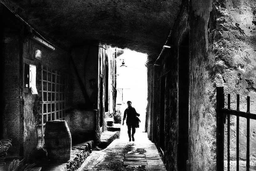 Street Photography Italy - Out of the Light by Frank Andree