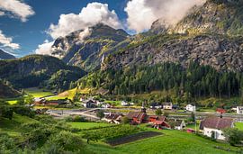 Vue depuis le célèbre train de Flåm, en Norvège
