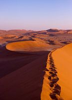 Zonsopkomst, Sossusvlei, Namibië