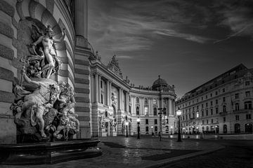 Vienne - la Hofburg au lever du soleil sur Rene Siebring