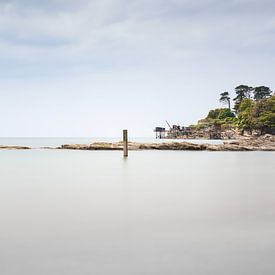 Stille zwischen Ebbe und Flut an der Atlantikküste von Claire van Dun