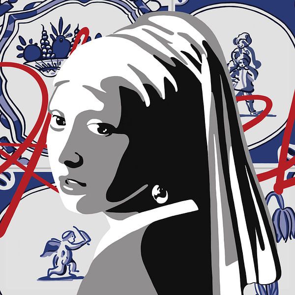 Girl with the Pearl by Jole Art